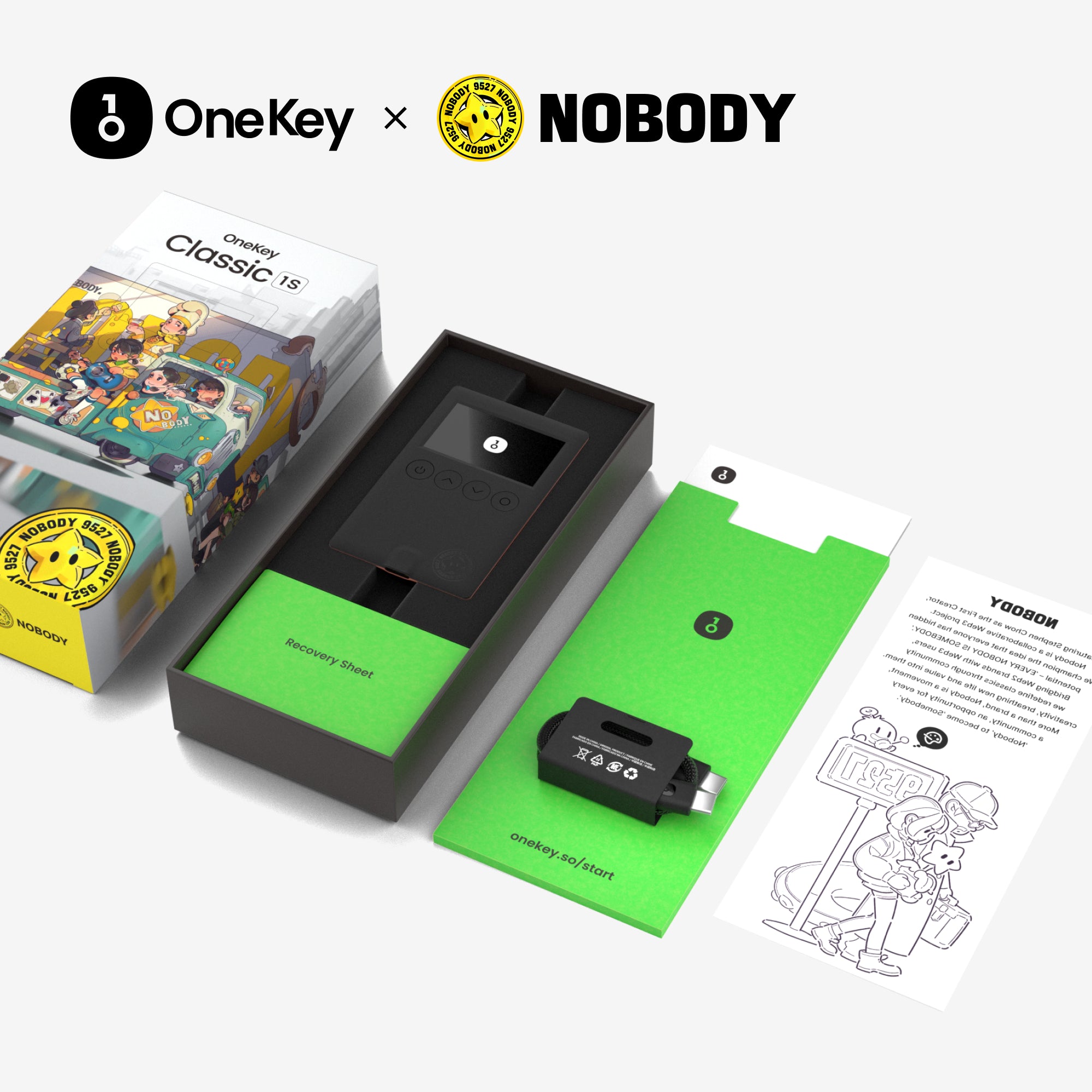 [Co-Branded] Nobody x OneKey - Crypto Hardware Wallet